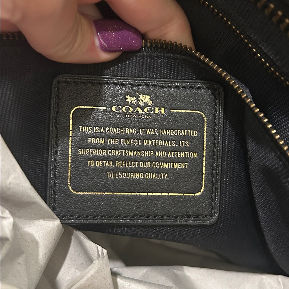 Coach Tatum Tall Tote in Whiplash Leather & Gunmetal - Picture 5 of 17